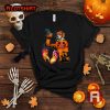 Beagle With Flip Flops Pumpkin Dog Lover Halloween T-Shirt