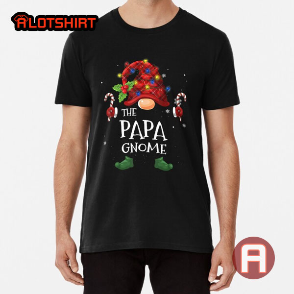 The Papa Gnome Funny Christmas T-Shirt For Dad