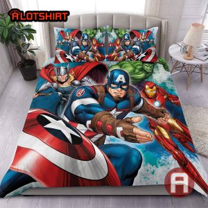 Marvel Avengers Captain America Super Hero Bedding Set