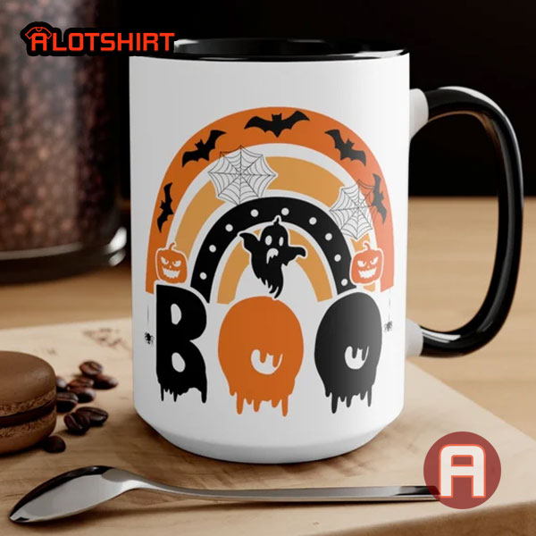 Cute Trick Or Treat Boo Coffee Cup Halloween Coffee Mug