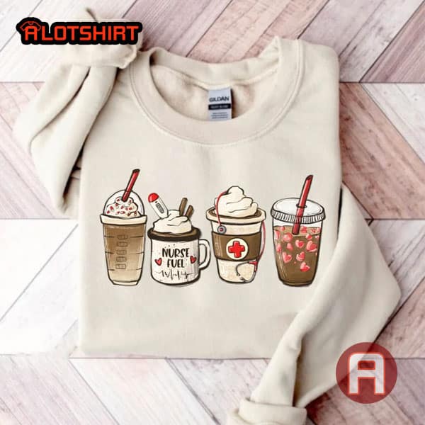 Cute Coffee Lover Nurse Shirt Meaningful Gift For Nurse