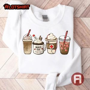 Cute Coffee Lover Nurse Shirt Meaningful Gift For Nurse