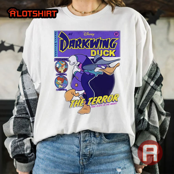 Vintage Disney Darkwing Duck Funny The Terror TV Show T-Shirt