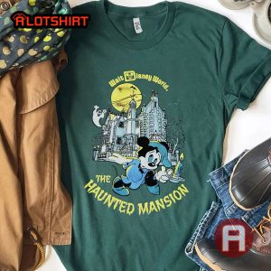 Retro Scary Mickey The Haunted Mansion Disney Halloween Shirt