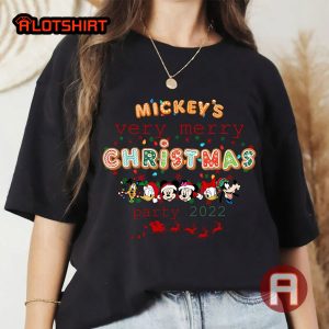 Funny Disney Mickey and Friends Christmas Lights Shirt
