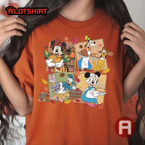 Funny Disney Mickey And Friends Thanksgiving Shirt