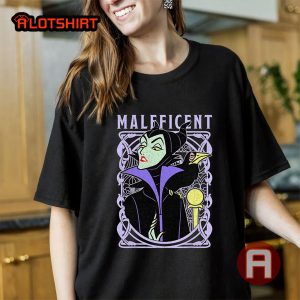 Disney Sleeping Beauty Maleficent Old School Poster T-Shirt