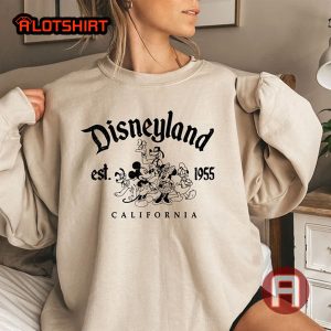 Vintage Disneyland Est 1955 Mickey And Friends Shirt