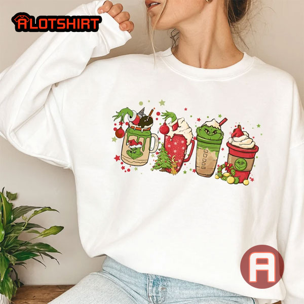 Cute Grinchmas Coffee Shirt Funny Grinch Christmas Shirt