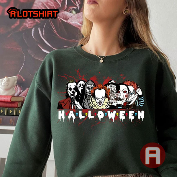 Friends Horror Characters Halloween Movie Shirts