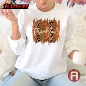 The Best Thanksgiving Gift Leopard Thanksgiving Family Shirt
