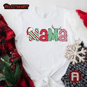 Cute Mama Claus Christmas Shirts Gift For Mama