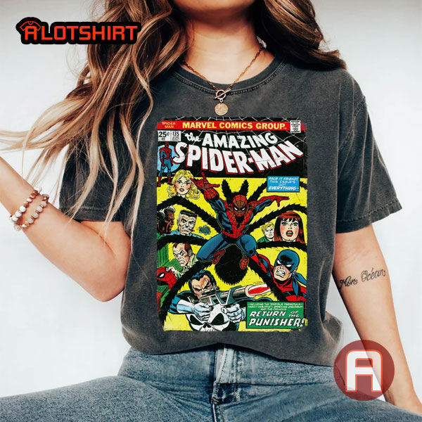 Marvel The Amazing Spider Man Comic Book Cover Shirt