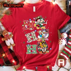 Ho Ho Ho Christmas Lights Mickey And Friends Christmas Shirt