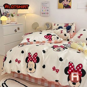 Mickey Minnie Duvet Cover Bedding Set