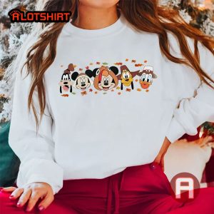 Funny Disney Mickey Mouse and Friends Thanksgiving SweatShirt