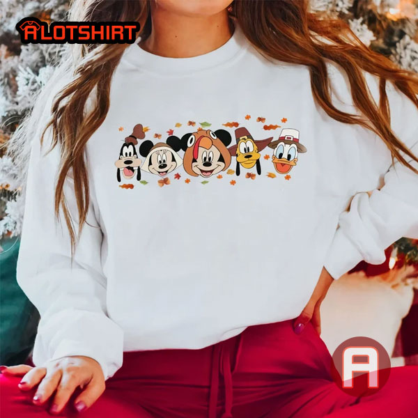 Funny Disney Mickey Mouse and Friends Thanksgiving Shirt