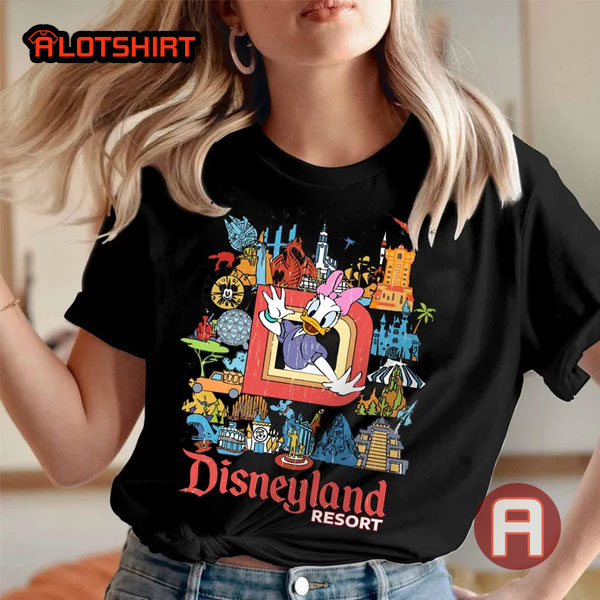 Funny Vintage Disneyland Mickey And Donald Shirt