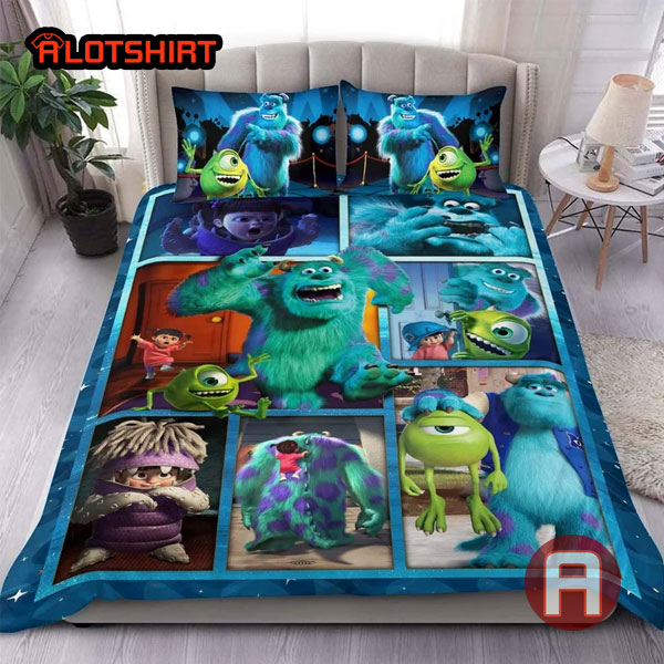 Monsters Characters Disney Graphic Cartoon Bedding Set