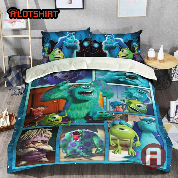 Monsters Characters Disney Graphic Cartoon Bedding Set