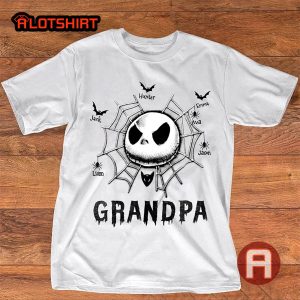 Funny Personalized Grandpa Hallowen Shirt Gift For Dad