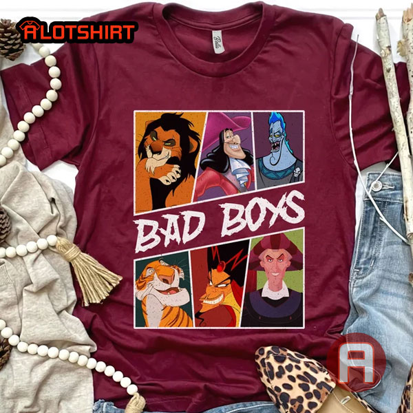 Retro 90s Disneyland Family Bad Boys Villains Shirt