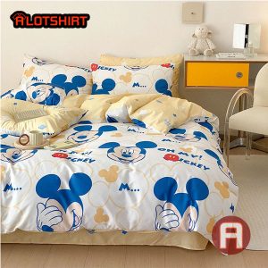 Shy Disney Mickey Mouse Duvet Cover Bedding Set
