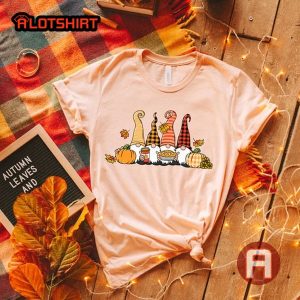 Cute Thanksgiving Gnome Pumpkin Shirt