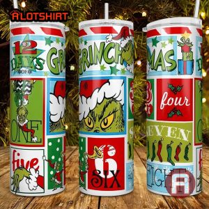 12 Days Of Grinchmas The Grinch Chistmas Tumbler