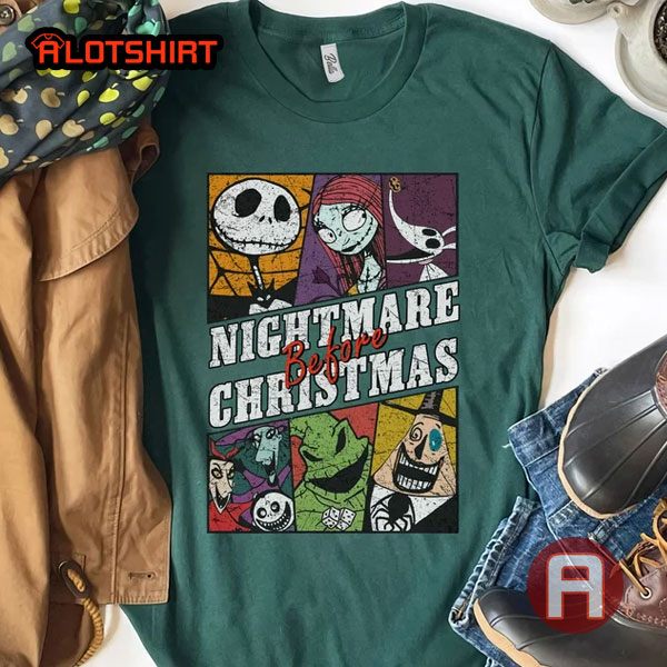 Vintage The Nightmare Before Christmas Disneyland Halloween Party Shirt
