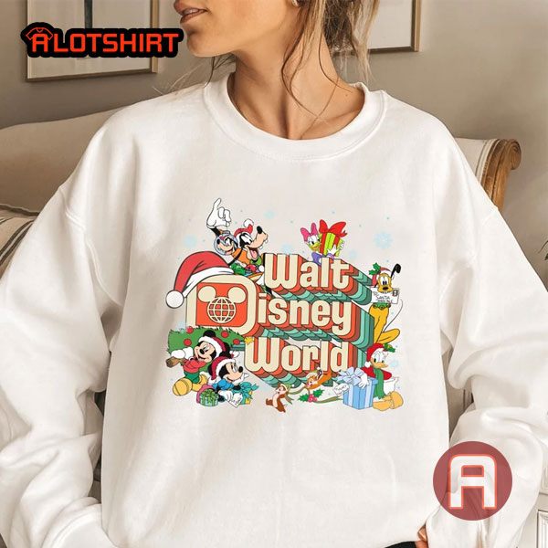 Walt Disney World Mickey And Friends Christmas Shirt