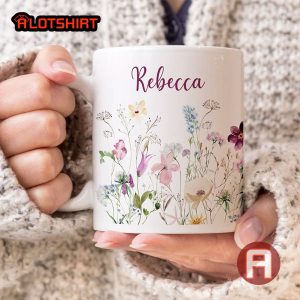 Personalized Wildflowers Rebecca Coffee Mug