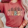 Wildflowers Nurse With Comfort Colors Shirt