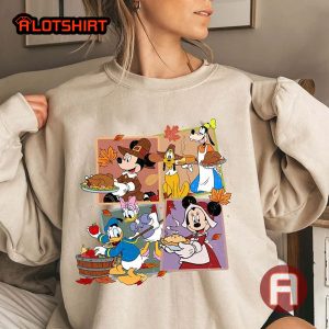 Fall Disney Mickey and Friends Thanksgiving Shirt