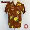 70's 80's Floral Print Hawaiian Shirt
