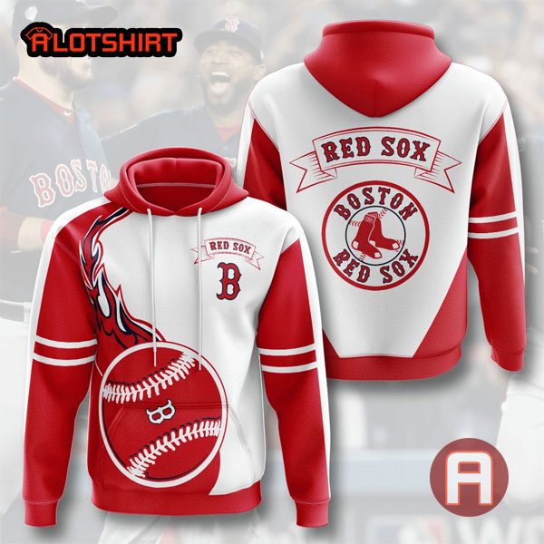 Boston Red Sox 3D Hoodie MLB