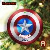 Personalized Captain America Ornament
