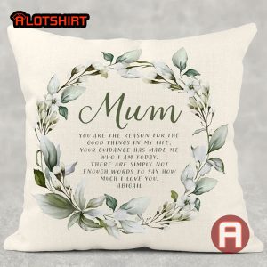 Personalized Mum Pillow Meaningful Gift For Mom