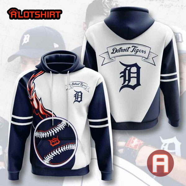 Baseball MLB Detroit Tigers USA 3D Hoodie