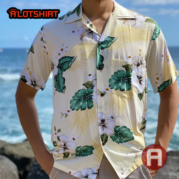 Scream Hibiscus Hawaiian Shirt