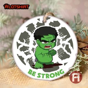 Personalized Hulk Christmas Ornament