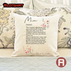 Personalized Floral Pillow Mum Sentimental Gift For Mom
