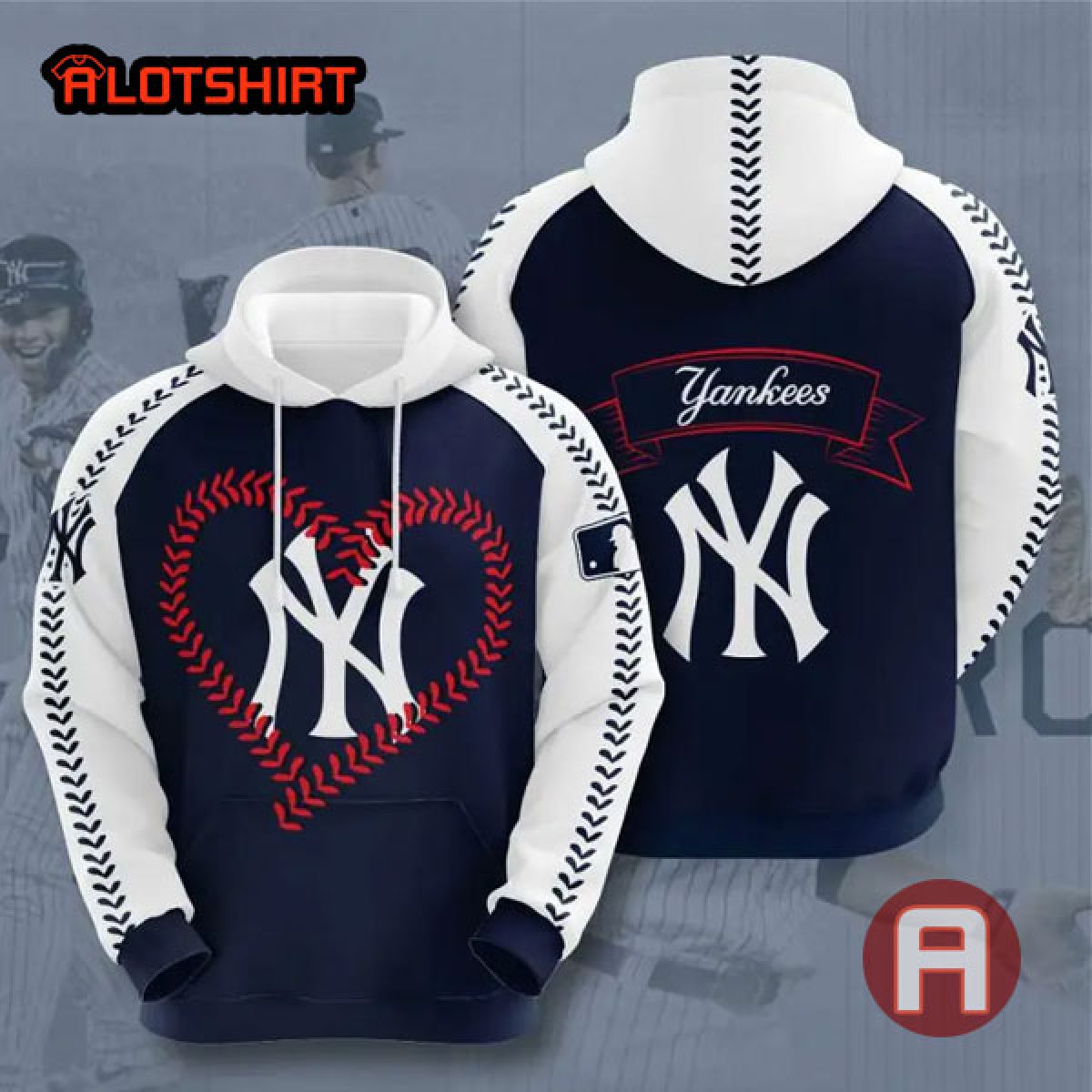 New York Yankees Bronx Hoodie 3D - Teeruto