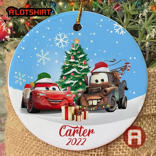 Personalized Disney Pixar Cars Christmas Ornaments