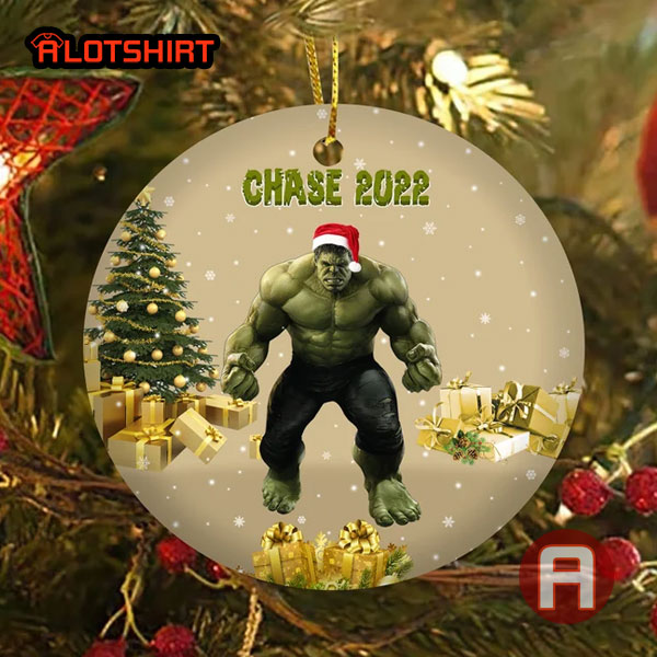 Personalized Marvel Hulk Christmas Ornament