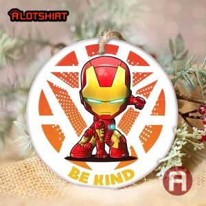 Personalized Iron Man Christmas Ornament