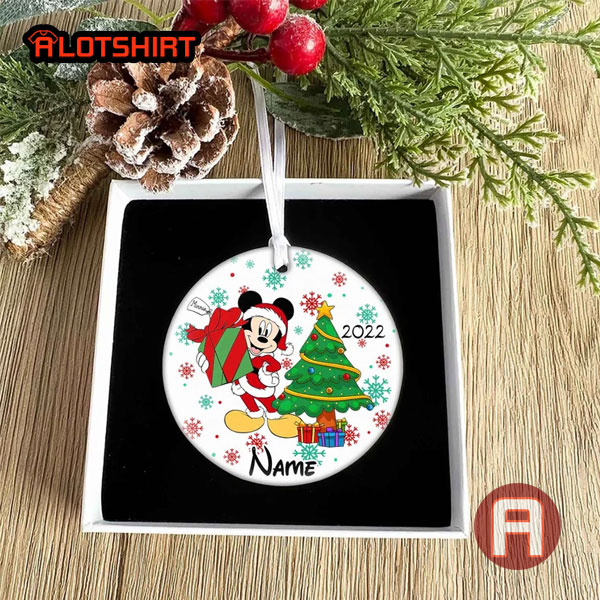 Personalized Disney Mickey Mouse Christmas Ornament