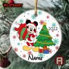 Personalized Disney Mickey Mouse Christmas Ornament