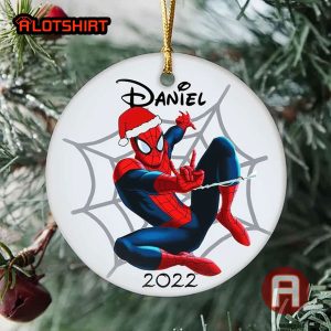 Personalized Marvel Spiderman Christmas Ornament