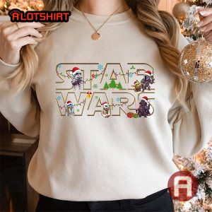 Funny Star War Characters Merry Christmas Shirt